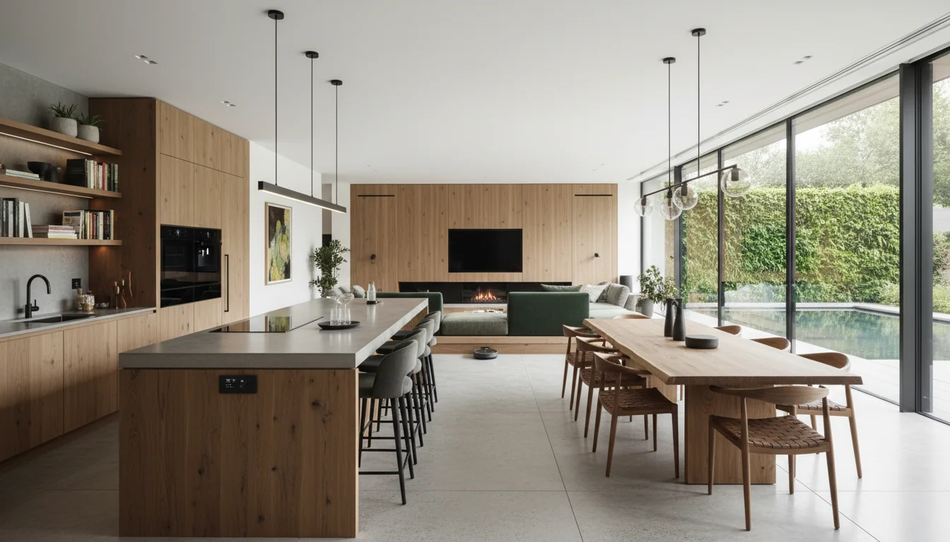 Integrated Kitchen Hub - kitchen dining combo - Clever Kitchen Dining Hub Integrated Living Revealed - Upgrade your home - Gemini Auto Post